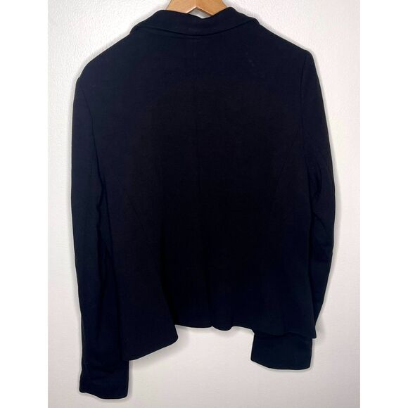 Sandro Classic Black Three Button Blazer Size XL Minimalist Renaissance/Classic - Picture 2 of 5